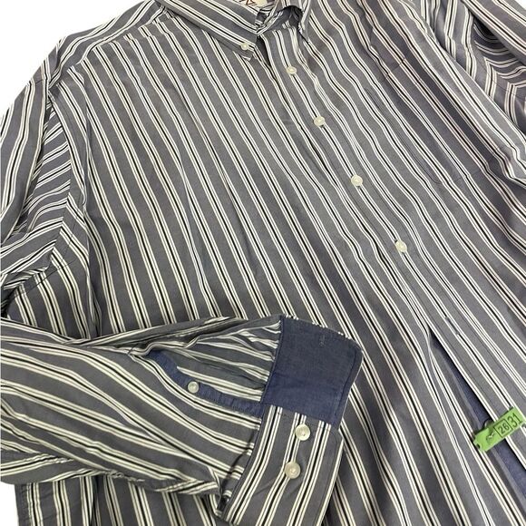 Cutter and Buck size 3XB/3TG Striped Men's Shirt like new perfect - Picture 2 of 2